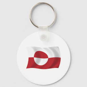 Grönland Flagge Schlüsselanhänger
