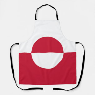 Grönland-Flagge Schürze
