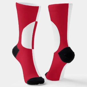 Grönland-Flagge Socken