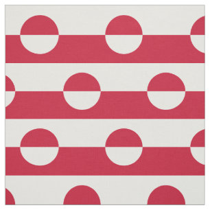 Grönland-Flagge Stoff