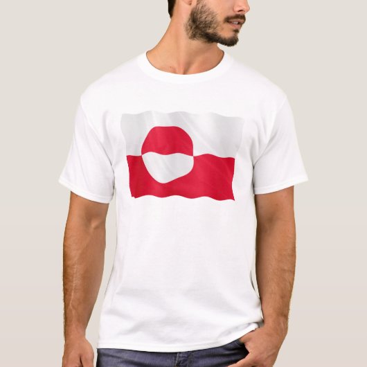 Grönland-Flagge T-Shirt (Vorderseite)