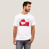 Grönland-Flagge T-Shirt (Vorne ganz)