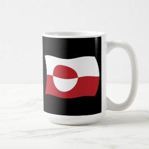 Grönland Flagge Tasse