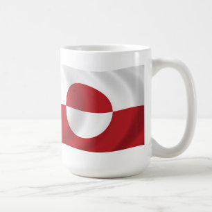 Grönland Flagge Tasse