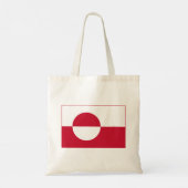 Grönland-Flagge Tragetasche (Rückseite)