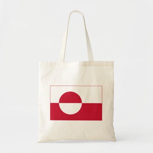 Grönland-Flagge Tragetasche (Vorne)