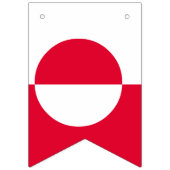 Grönland-Flagge Wimpelkette (Erste Fahne)