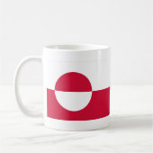 Grönland-Flaggen-Tasse Kaffeetasse (Links)