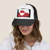 Grönland-Flaggenhut Truckerkappe (Beispiel)