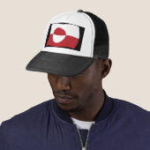 Grönland-Flaggenhut Truckerkappe (Beispiel)