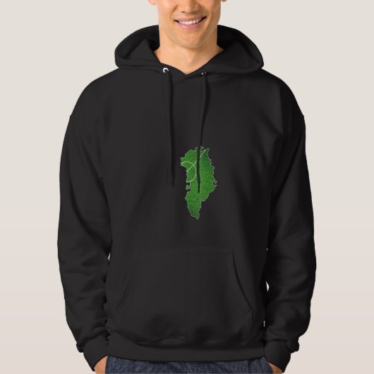 Grönland Fußballplatz Hoodie (Vorderseite)