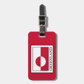 Grönland Gepäckanhänger (Vorderseite vertikal)