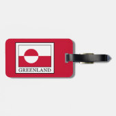 Grönland Gepäckanhänger (Rückseite horizontal)