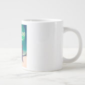 Grönland 'Go by Flugzeug'! Jumbo-Tasse (Rechts)