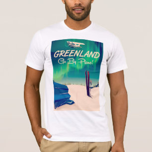Grönland 'Go by Flugzeug'! T-Shirt