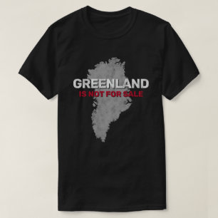 Grönland- Ist-nicht-zu-verkaufen-Karte T-Shirt