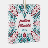 Grönland, Juullimi Pilluaritsi Frohe Weihnachten Keramikornament (Rechts)