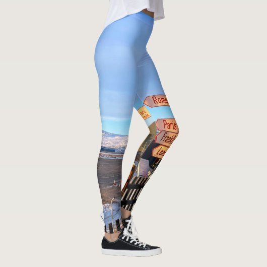 Grönland Kangerlussuaq Flughafen Zielort Post Leggings (Rechts)