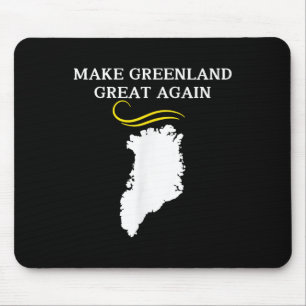 Grönland-Karte mit Trump-Haar macht Grönland zu ei Mousepad