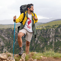 Grönland Karte Rote weiße Flagge Ilulissat Arktis