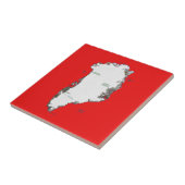 Grönland Karte Tile Fliese (Seite)