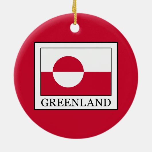 Grönland Keramik Ornament (Hinten)