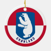 Grønland Keramik Ornament (Hinten)