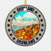 Grönland Keramik Ornament (Vorne)