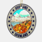 Grönland Keramik Ornament (Links)
