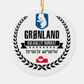 Grönland Keramik Ornament (Vorne)