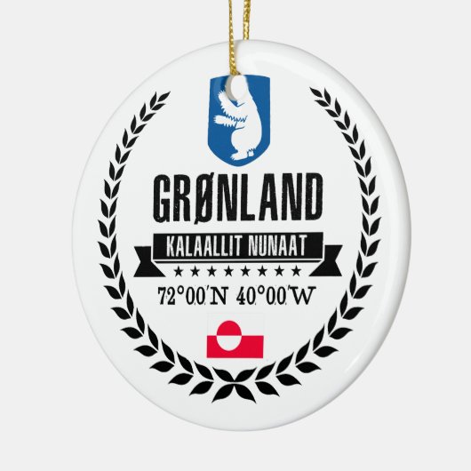 Grönland Keramik Ornament (Links)