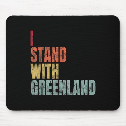 Grönland liebt mich mit Grönland Mousepad (Vorne)