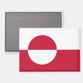 Grönland Magnet (Vorderseite/Rückseite)