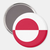 Grönland Magnet (Vorderseite/Rückseite)