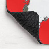 Grönland Map Mousepad (Ecke)