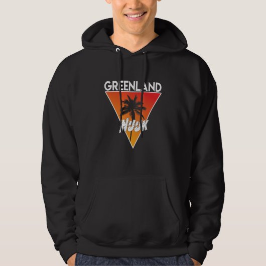 Grönland mit sonnigen Farben Hoodie (Vorderseite)