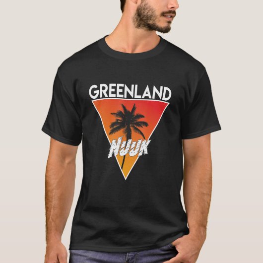 Grönland mit sonnigen Farben T-Shirt (Vorderseite)