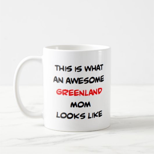 Grönland-Mutter, großartig Kaffeetasse (Links)