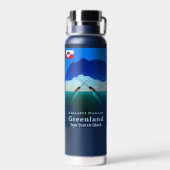 Grönland - Narwal Trinkflasche (Rückseite)