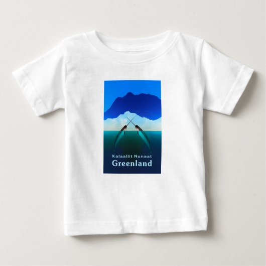 Grönland - Narwhal Baby T-shirt (Vorderseite)