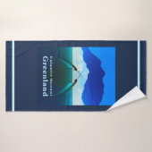 Grönland - Narwhal Badehandtuch (Badehandtuch)