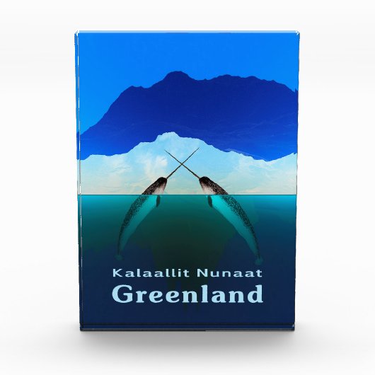 Grönland - Narwhal Fotoblock (Vorderseite)