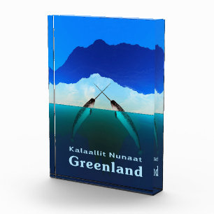 Grönland - Narwhal Fotoblock