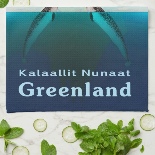 Grönland - Narwhal Handtuch (Gefaltet)