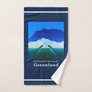 Grönland - Narwhal Handtuch
