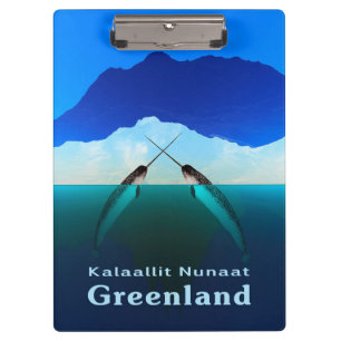 Grönland - Narwhal Klemmbrett