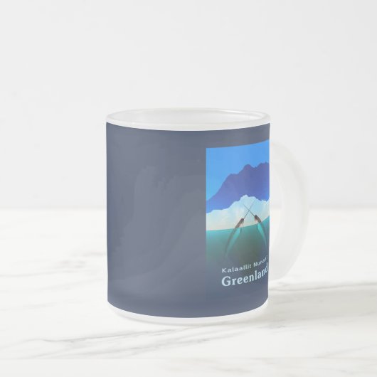 Grönland - Narwhal Mattglastasse (VorderseiteRechts)