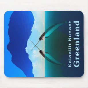 Grönland - Narwhal Mousepad
