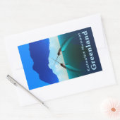 Grönland - Narwhal Rechteckiger Aufkleber (Umschlag)