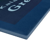 Grönland - Narwhal Schneidebrett (Ecke)